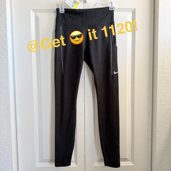 Nike Dri-FIT ADV Epic Luxe Women's Running Leggings with Pockets DD6490-010 - Picture 4 of 15